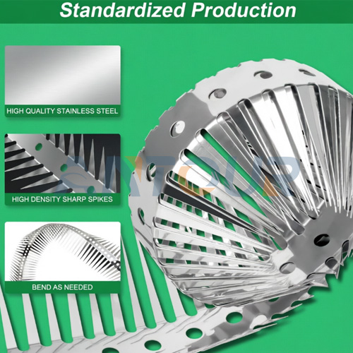 Marten Protection Downpipe Stainless Steel Cat Repellent Belt Can Be Cut Model NO: GKMPB - Image 2