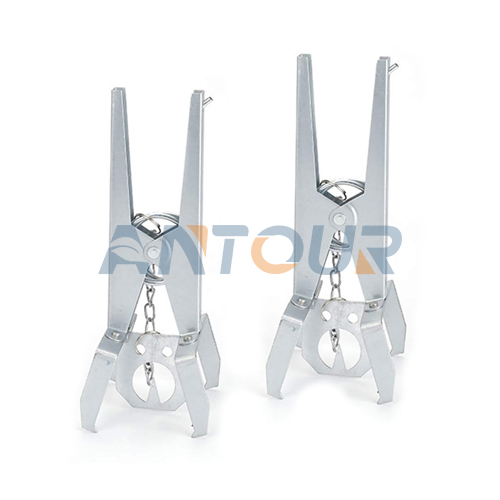 Outdoor Reusable Mole Traps with Scissor Jaw | Metal Mole Traps Model No: GKATMLT-3 Suitable for Gardens, Patios and Farmland, Silver