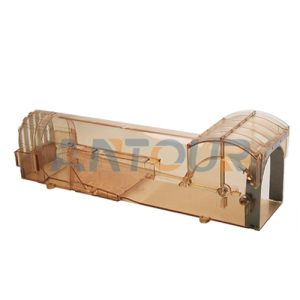 Brown Transparent Humane Live Mouse Trap | Mouse Catcher Model No: GKMT-3