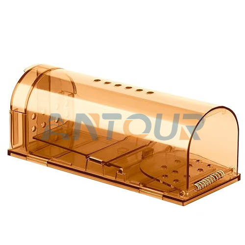 Brown Transparent Household Live Mouse Trap Model No: GKMT-7