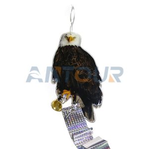 Hanging Bald Eagle Image Bird Deterrent Tape, Suitable Use for Outdoor and Garden